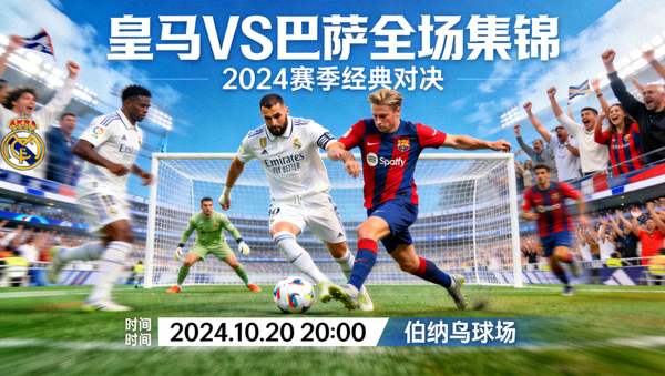 皇马对阵巴萨全场集锦